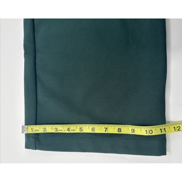 Maeve Anthropologie Dress Pants Trousers Womens 12T Green Belted Wide Leg Ponte - Picture 8 of 12
